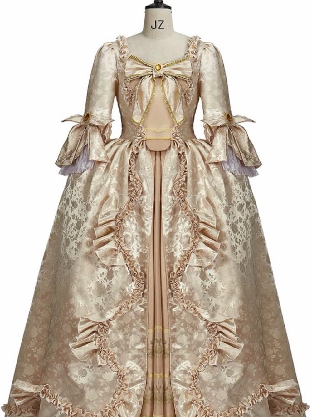 CosplayDiy Queen Marie Antoinette Rococo Ball Gown Costume
Apricot • Size M - Picture 6 of 10